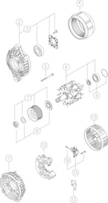 Alternator MAHLE MG 178