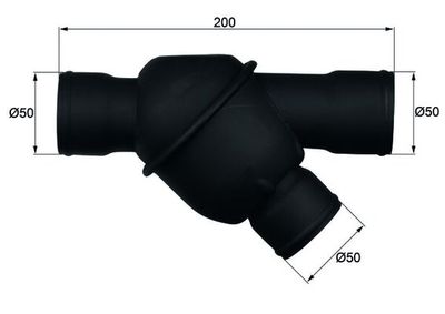 Thermostat, coolant MAHLE TH 24 79