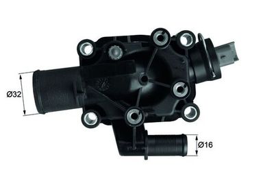 Thermostat, coolant MAHLE TI 210 89