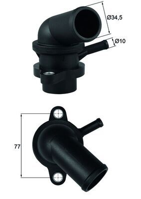 MAHLE TI 240 87D Thermostat, coolant