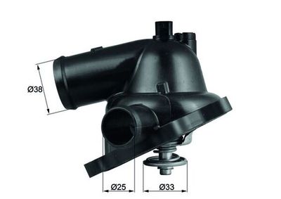 Thermostat, coolant MAHLE TM 23 95