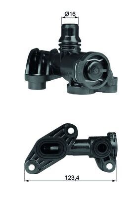 MAHLE TO 6 93 Thermostat, oil cooling