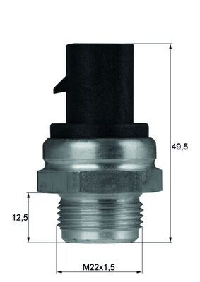 MAHLE TSW 13D Temperature Switch, radiator fan