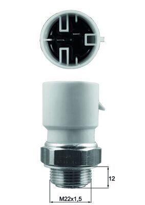MAHLE TSW 61 Temperature Switch, radiator fan