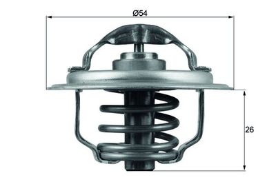 Thermostat, coolant MAHLE TX 111 87D