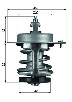 MAHLE TX 69 79 Thermostat, coolant
