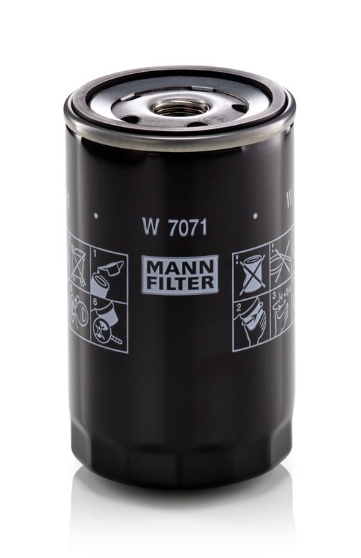 MANN-FILTER W 7071 Oil Filter, transmission (eAxle)