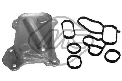 Oil Cooler, engine oil Metalcaucho 05731