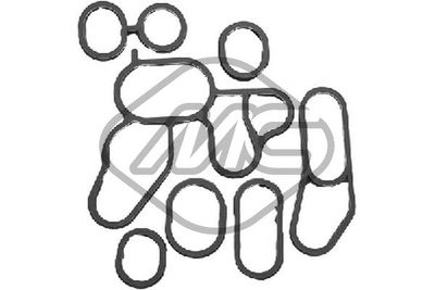 Gasket Set, oil cooler Metalcaucho 32479