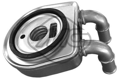 Oil Cooler, engine oil Metalcaucho 39106