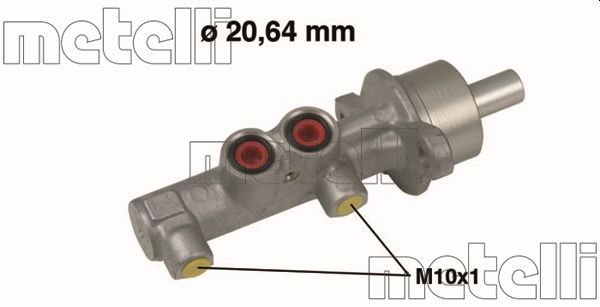 METELLI 05-0538 Brake Master Cylinder