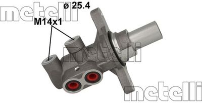 Brake Master Cylinder METELLI 05-1125
