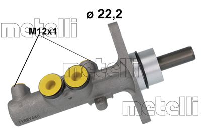 Brake Master Cylinder METELLI 05-1186