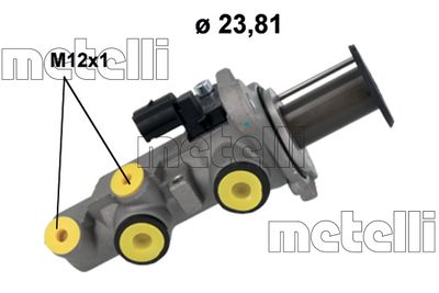 Brake Master Cylinder METELLI 05-1250