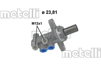 Brake Master Cylinder METELLI 05-1261