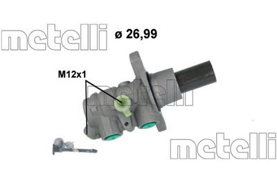 Brake Master Cylinder METELLI 05-1269