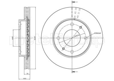Brake Disc METELLI 23-0591