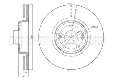 Brake Disc METELLI 23-0675C