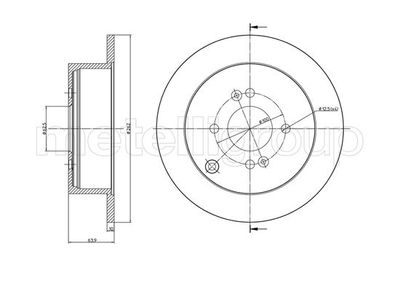 Brake Disc METELLI 23-0931C
