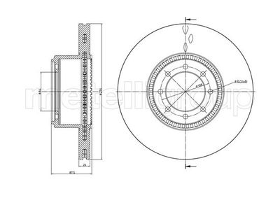 Brake Disc METELLI 23-0994C