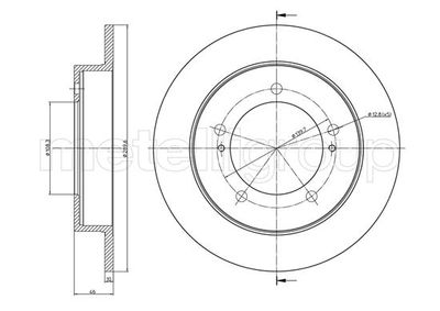 Brake Disc METELLI 23-1096