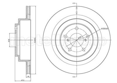 Brake Disc METELLI 23-1149C
