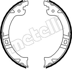 METELLI 53-0027 Brake Shoe Set, parking brake