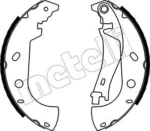 Brake Shoe Set METELLI 53-0075