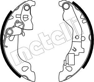 METELLI 53-0079Y Brake Shoe Set