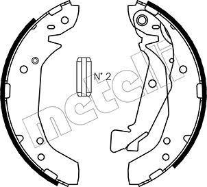 Brake Shoe Set METELLI 53-0175
