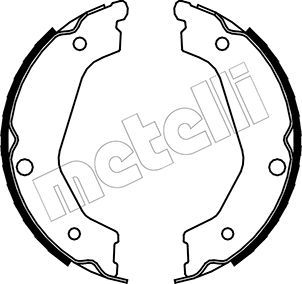 METELLI 53-0227 Brake Shoe Set, parking brake