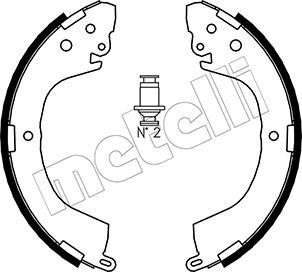 METELLI 53-0260 Brake Shoe Set
