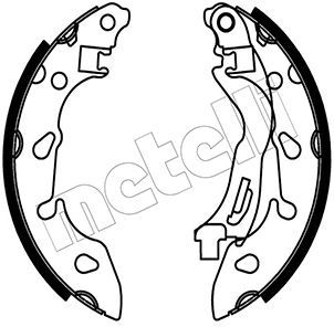 Brake Shoe Set METELLI 53-0488