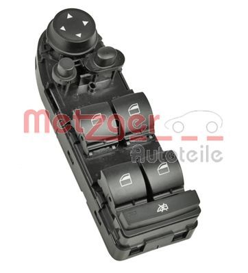 Switch, window regulator METZGER AUTOTEILE 0916452