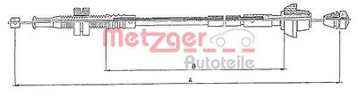 Accelerator Cable METZGER AUTOTEILE 10.0152