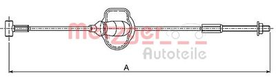 Cable Pull, parking brake METZGER AUTOTEILE 10.5416
