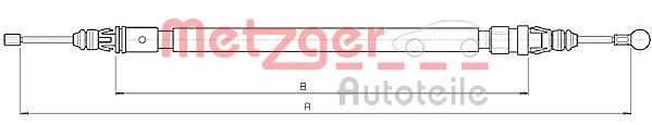 METZGER AUTOTEILE 10.6235 Cable Pull, parking brake