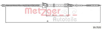 Cable Pull, parking brake METZGER AUTOTEILE 10.7132