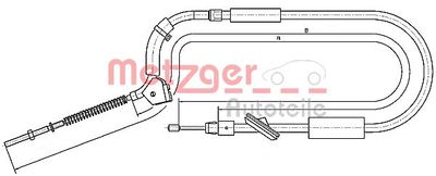 Cable Pull, parking brake METZGER AUTOTEILE 10.9335