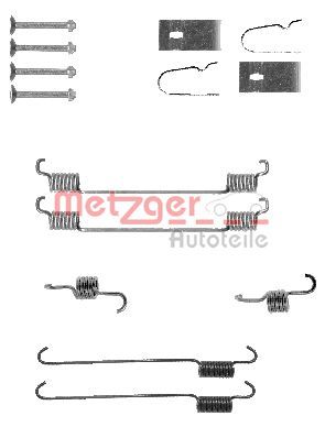 METZGER AUTOTEILE 105-0007 Accessory Kit, brake shoes