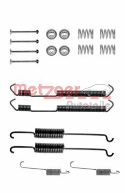Accessory Kit, brake shoes METZGER 105-0691