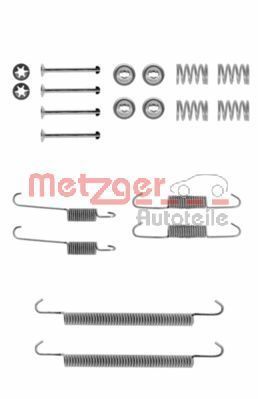 Accessory Kit, brake shoes METZGER AUTOTEILE 105-0707