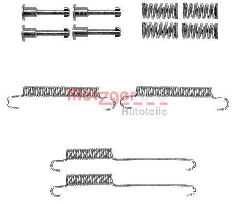 METZGER AUTOTEILE 105-0892 Accessory Kit, parking brake shoes