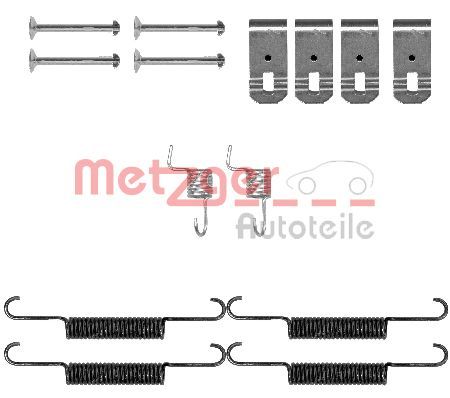 METZGER AUTOTEILE 105-0895 Accessory Kit, parking brake shoes