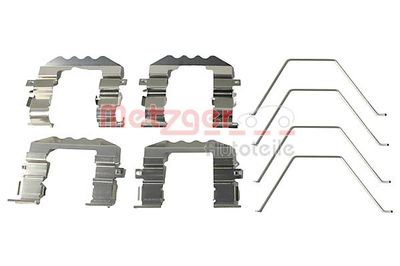 Accessory Kit, disc brake pad METZGER AUTOTEILE 109-0018