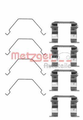 Accessory Kit, disc brake pad METZGER AUTOTEILE 109-1158