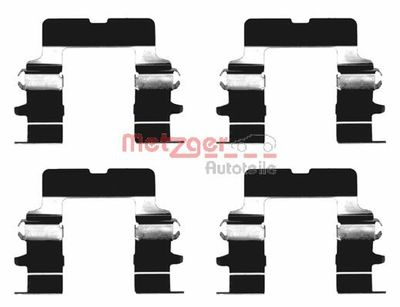 Accessory Kit, disc brake pad METZGER AUTOTEILE 109-1161
