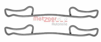 Accessory Kit, disc brake pad METZGER AUTOTEILE 109-1200