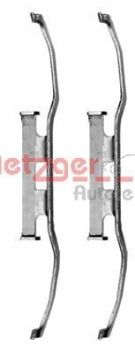 Accessory Kit, disc brake pad METZGER AUTOTEILE 109-1213