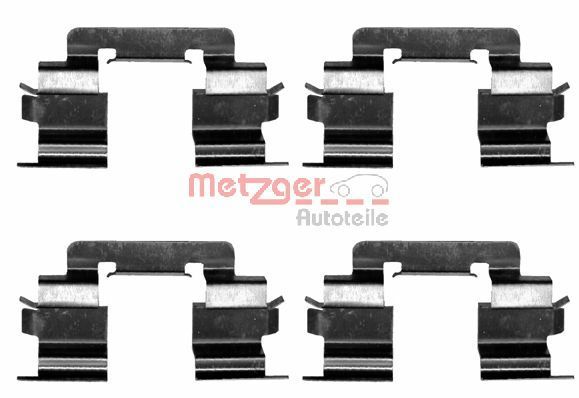 METZGER AUTOTEILE 109-1216 Accessory Kit, disc brake pad